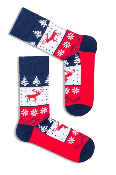 Skarpety Milena 1290-001 świąteczne Norweskie 38-46