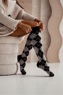 Podkolanówki Milena w romby Vintage  0248.015