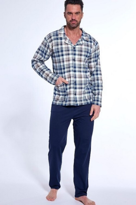 Piżama Cornette 114/77 rozpinana męska dł/r S-XXL