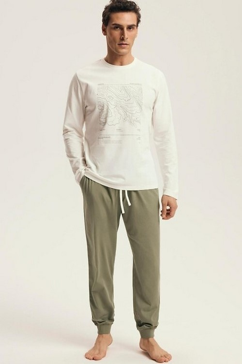 Piżama  Henderson 43464 dł/r Local M-3XL