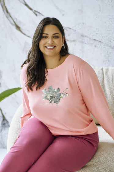 Piżama Taro Patricia 3471 dł/r 2-4XL Z26 damska