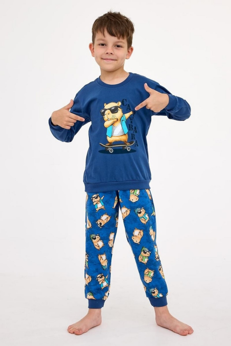 Piżama Cornette Kids Boy  593/177 Capybara dł/r 86-128