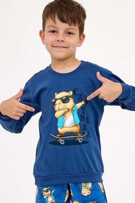 Piżama Cornette Kids Boy  593/177 Capybara dł/r 86-128
