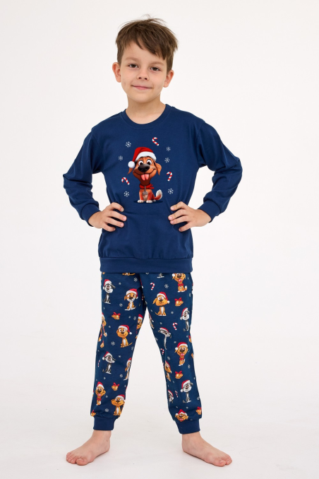 Piżama Cornette Kids Boy  593/173  Dog dł/r 86-128