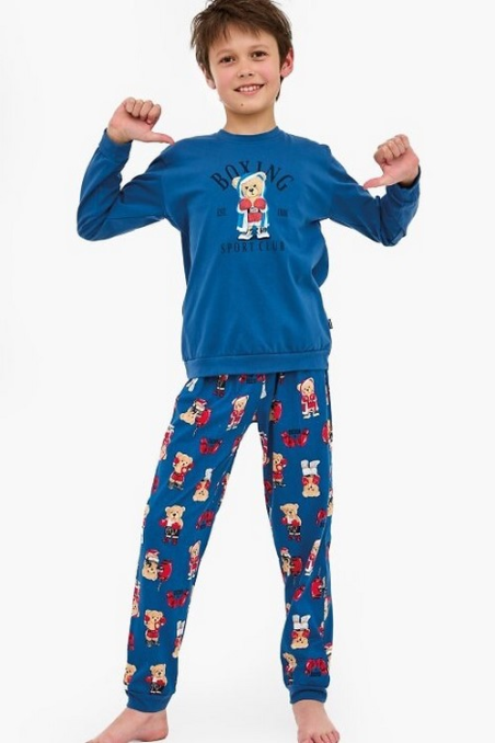 Piżama Cornette Boy Young 966/178 Boxer dł/r 134-164