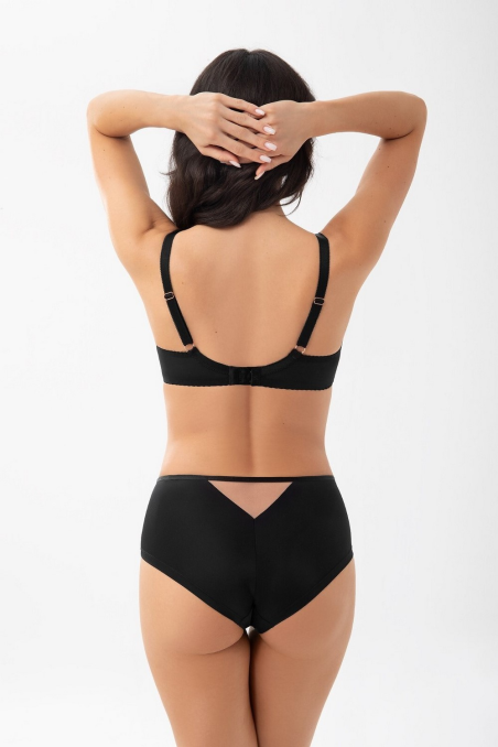 Biustonosz Gorsenia miękki-na drutach K902 Daniela czarny