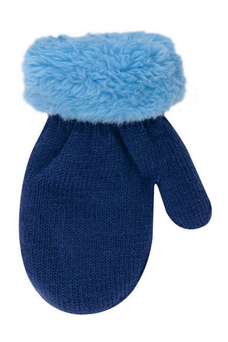 Rękawiczki YO! dziecięce futrzane R-001