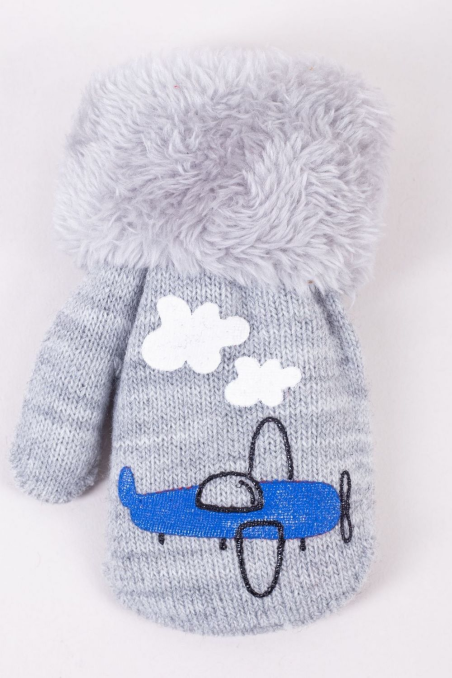 Rękawiczki YO! RED-011C 1p chłopięce ocieplone ABS