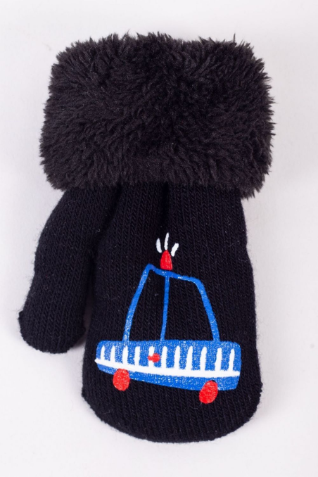 Rękawiczki YO! RED-011C 1p chłopięce ocieplone ABS