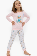 Piżama Cornette Kids Girl  594/192 Fox dł/r