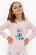 Piżama Cornette Kids Girl  594/192 Fox dł/r