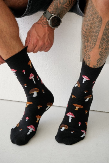 Skarpety Milena Avangard 0125-128 Grzyby 39-46