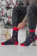 Skarpety Milena 1290-028 świąteczne Renifer Zgrywus 38-46