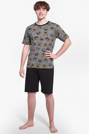 Piżama Cornette Boy  133/53 Bat  kr/r