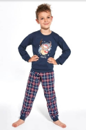Piżama Cornette Kids Boy 593/113 Reindeer dł/r 86-128