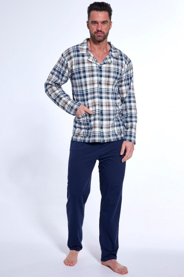 Piżama Cornette 114/77 rozpinana męska dł/r S-XXL