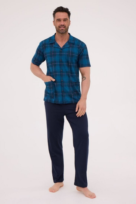 Piżama Cornette 318/56 Various rozpinana  kr/r S-2XL