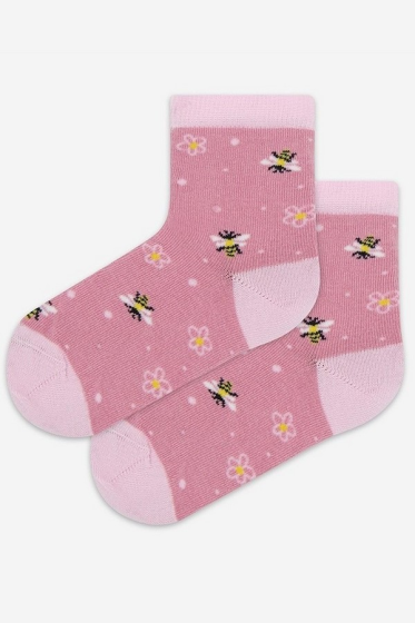 Skarpetki Gatta wzorowane dziewczęce  U14.01P   0-2 lata