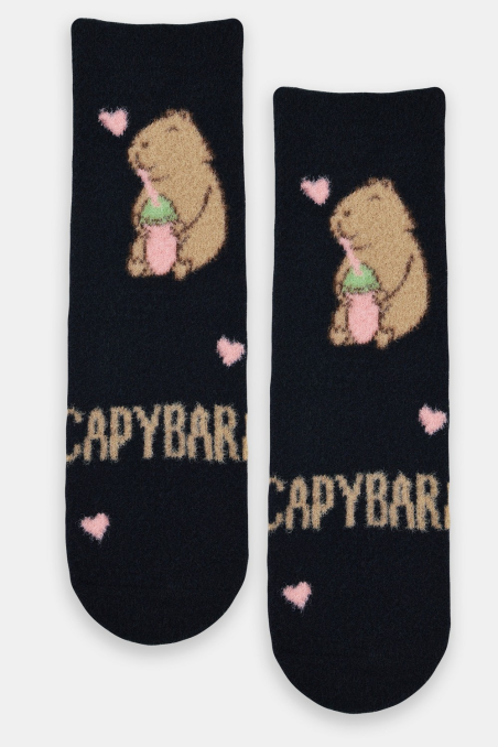 Skarpety Noviti SP021 puchate Capybara 36-41