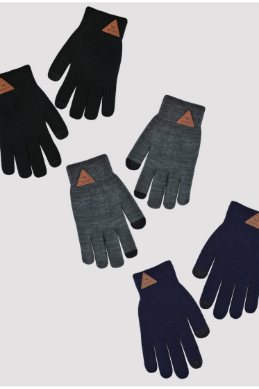 Rękawiczki Noviti RZ020 akrylowe + dotyk 5p 18-22 cm