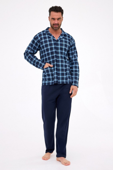 Piżama Cornette 114/81 rozpinana męska dł/r S-XXL