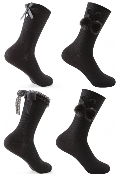 Skarpety Be Snazzy SK-116 z ozdobami 36-41