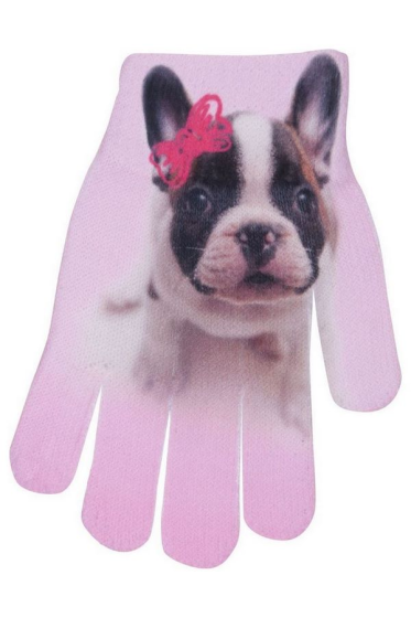 Rękawiczki YO! Dziecięce z nadrukiem R-220