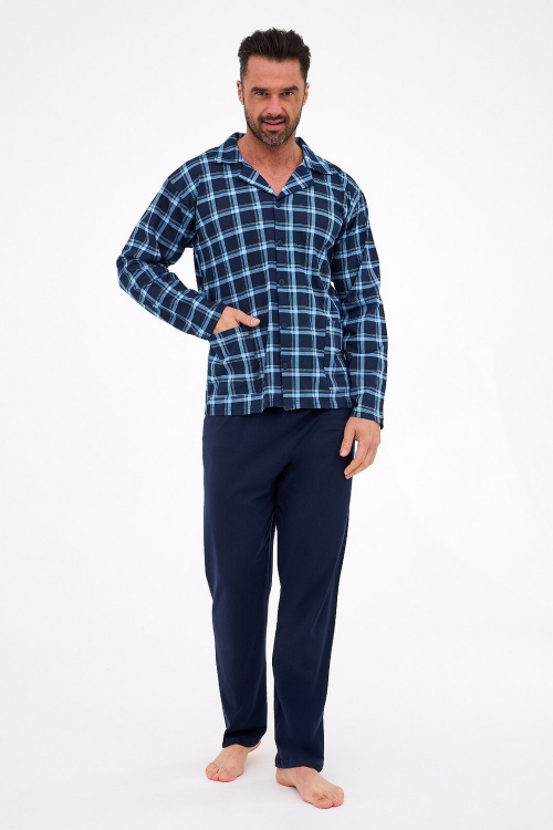 Piżama Cornette 114/81 rozpinana męska dł/r S-XXL