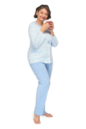 Piżama Martel Kasia III  267 dł/r  M-3XL rozpinana