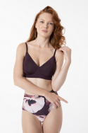 Biustonosz Julimex Dark Plum T-Shirt  Bra S-XL
