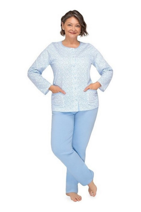 Piżama Martel Kasia III  267 dł/r  M-3XL rozpinana