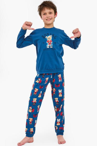 Piżama Cornette Boy Young 966/178 Boxer dł/r 134-164