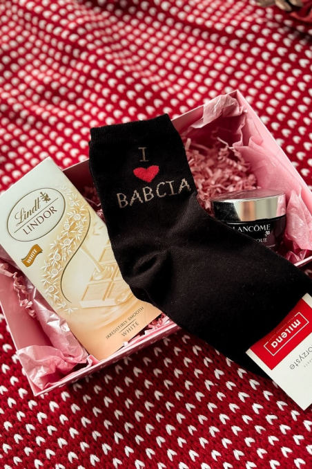 Skarpety Milena 0200.133  I love BABCIA  37-41