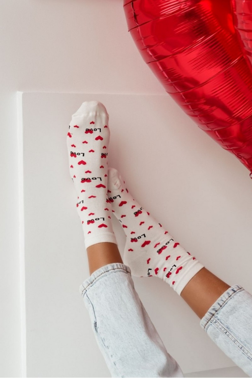 Skarpety Milena 0200.143 damskie Love 37-41