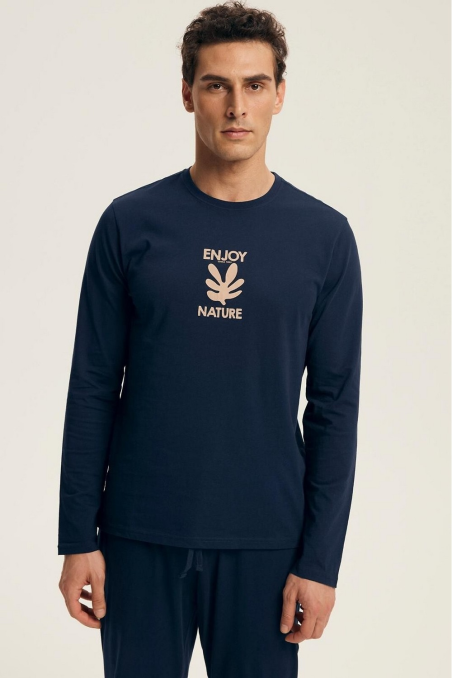 Piżama  Henderson 43467 dł/r Level M-3XL