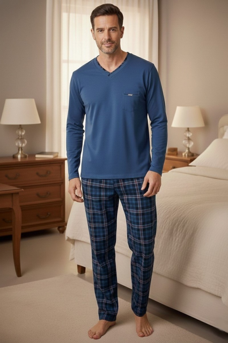 Piżama Cornette 122/210 Victor dł/r M-XXL