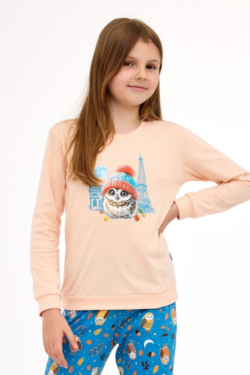 Piżama Cornette Young Girl 978/188 Paris dł/r