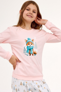 Piżama Cornette Young Girl 592/192 Fox dł/r