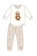 Piżama Cornette Kids Girl 594/180 Sweet Bear dł/r 86-128