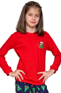 Piżama Cornette Young Girl 592/182 Christmas Tree dł/r 134-164