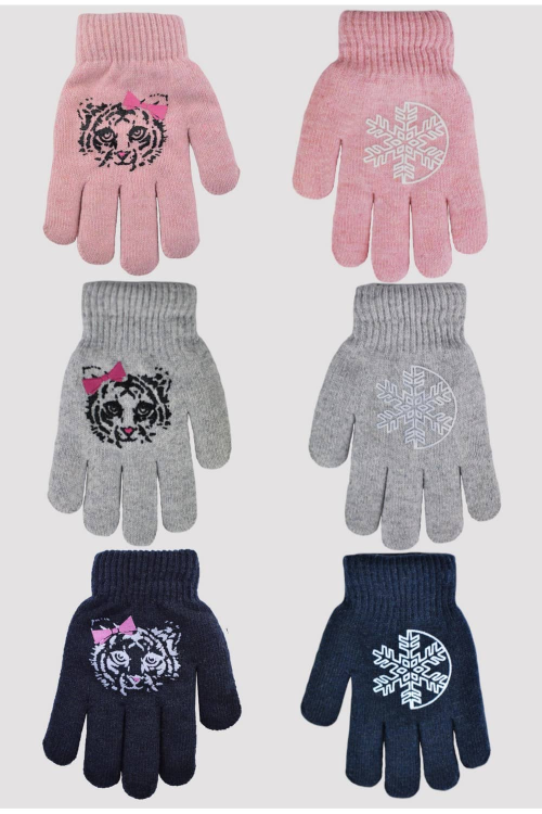 Rękawiczki Noviti RZ023 wełniane ABS 5p 14-16 cm