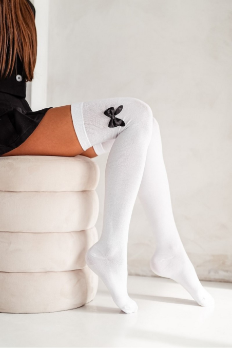 Zakolanówki Milena z kokardką 0774