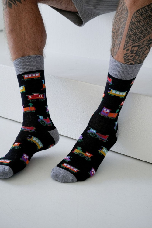 Skarpety Milena Avangard 0125-115 Lokomotywy 39-46