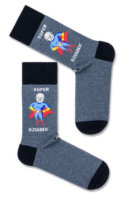 Skarpety Milena Avangard 0125.006 Super Dziadek 39-46