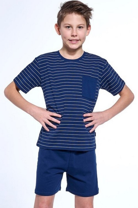 Piżama Cornette Boy 218/118 Lagoon  kr/r