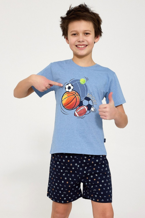 Piżama Cornette Boy  Young  790/126  Sport  kr/r