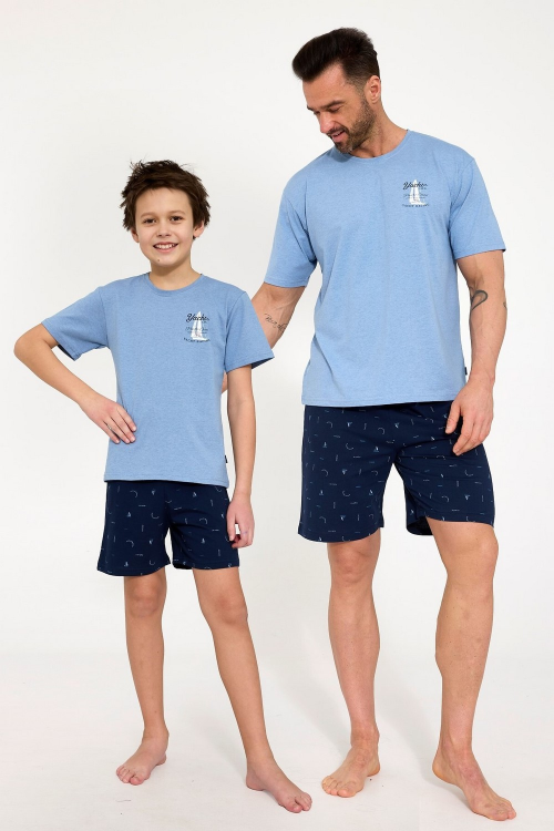 Piżama Cornette Boy  Young  790/127 Pacific kr/r