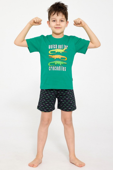 Piżama Cornette Kids Boy  789/125 Crocodiles kr/r 86-128