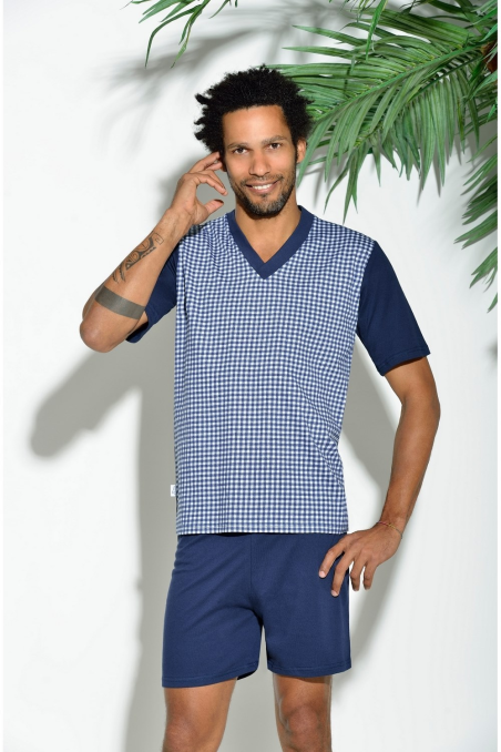 Piżama Taro Roman 002 kr/r M-2XL