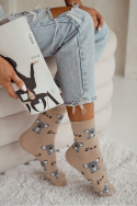 Skarpety Milena 0200-179 Śpiące koale 37-41